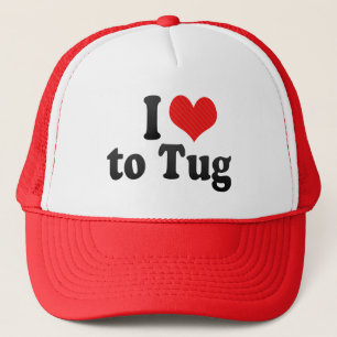 I Love to Tug Trucker Hat