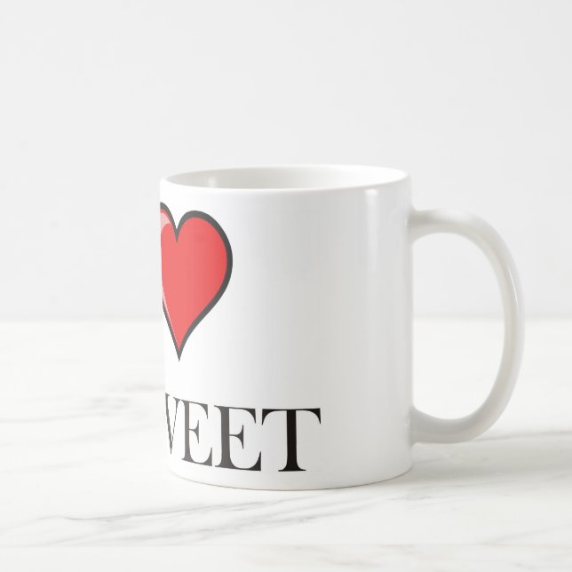 I love to Tweet Coffee Mug (Right)