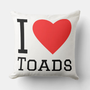I love toads cushion