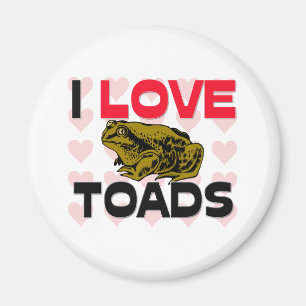 I Love Toads Magnet