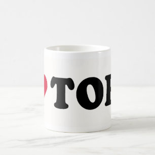 I LOVE TOBY COFFEE MUG