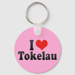 I Love Tokelau Key Ring