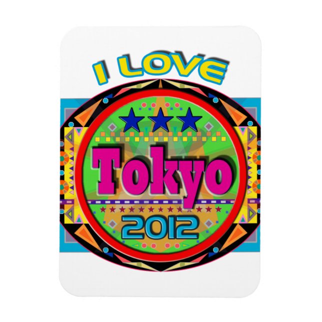 I LOVE Tokyo Emblem #1 2012 Magnet (Vertical)