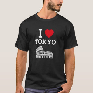 I Love Tokyo Funny Colosseum Prank Gag Landmark Jo T-Shirt