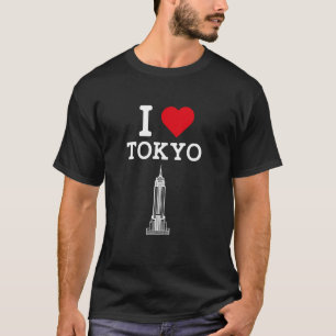 I Love Tokyo Funny Empire State Gag Joke Prank Hum T-Shirt