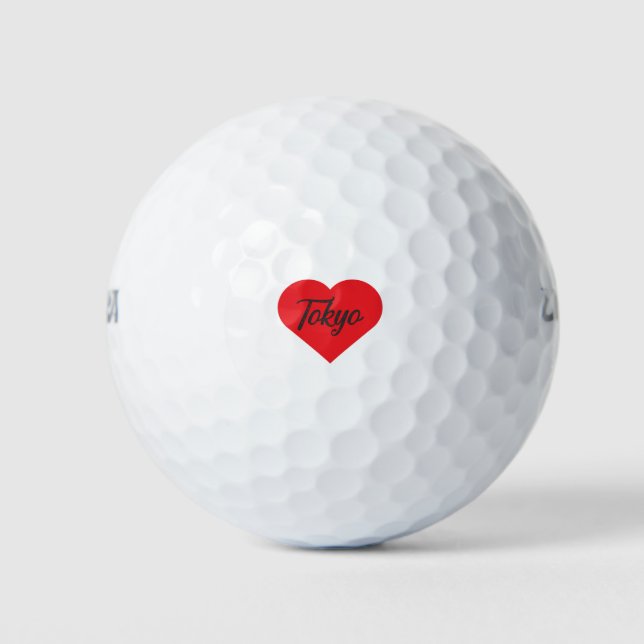 I Love Tokyo - Japan Golf Balls (Front)