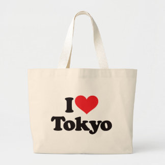 I Love Tokyo Large Tote Bag