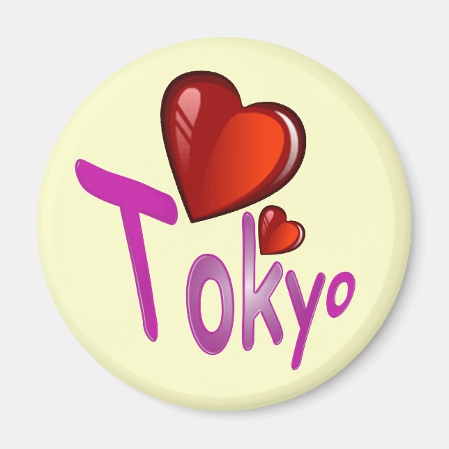 I Love Tokyo! Magnet (Front)