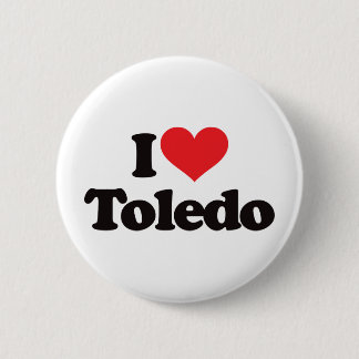 I Love Toledo 6 Cm Round Badge