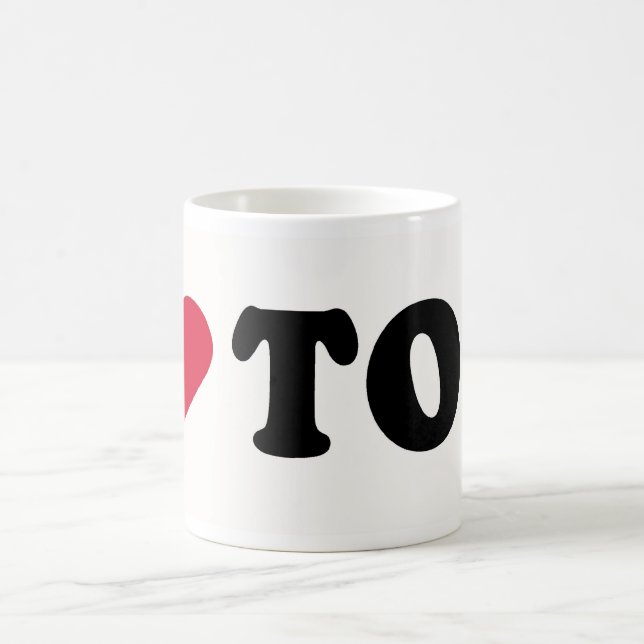 I LOVE TOM COFFEE MUG (Center)