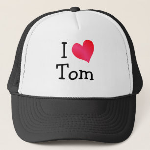 I Love Tom Trucker Hat