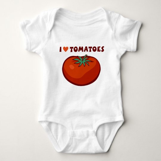 I Love Tomatoes Baby Bodysuit