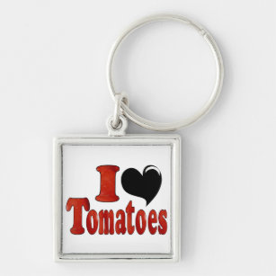 I Love Tomatoes Key Ring