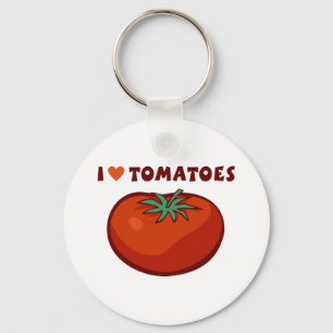 I Love Tomatoes Key Ring