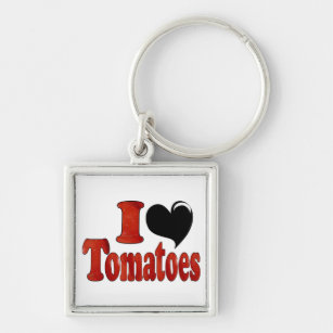 I Love Tomatoes Key Ring