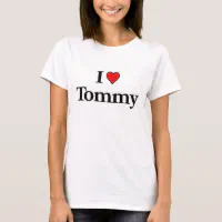 T shirt i love hot sale tommy