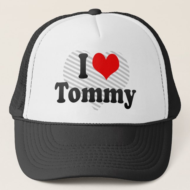 I love Tommy Trucker Hat (Front)