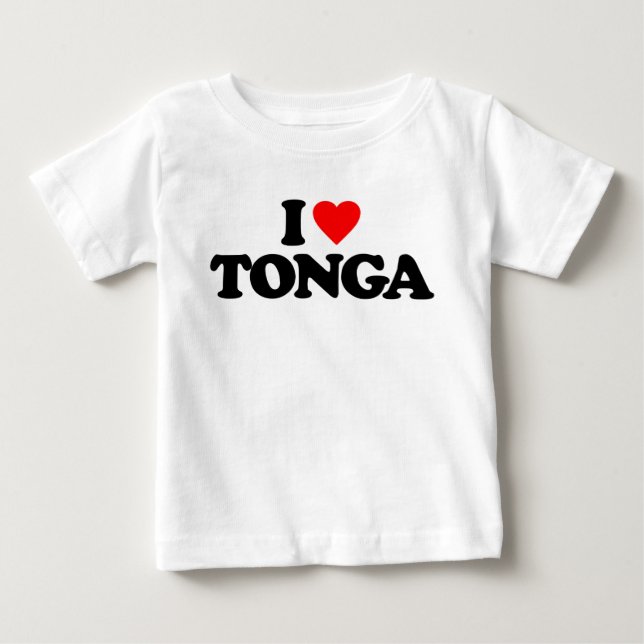 I LOVE TONGA BABY T-Shirt (Front)