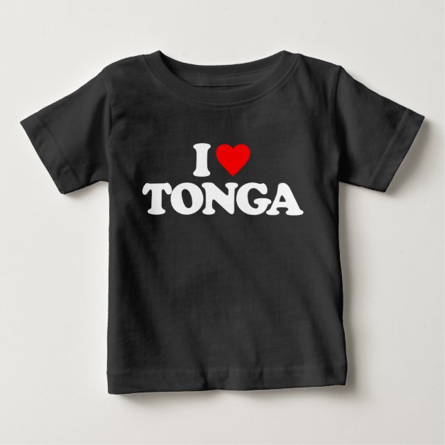 I LOVE TONGA BABY T-Shirt (Front)