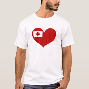 I Love Tonga Flag T-Shirt