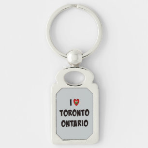 I Love Toronto, Ontario Key Ring