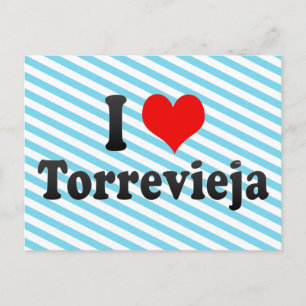 I Love Torrevieja, Spain Postcard