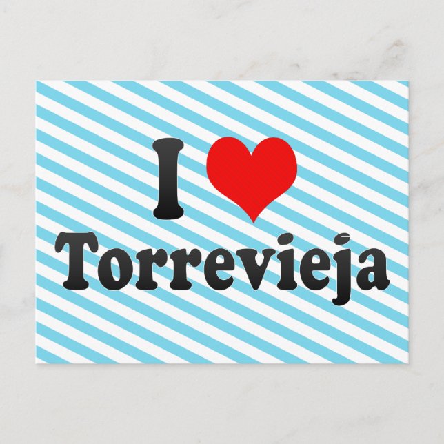 I Love Torrevieja, Spain Postcard (Front)