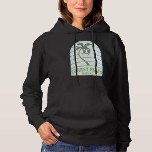I Love Torrey Pines Beach California Palm Tree Ca  Hoodie