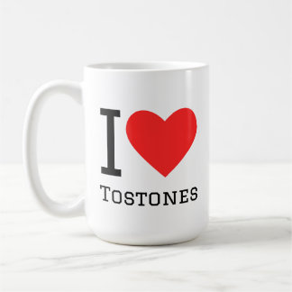 I love tostones coffee mug