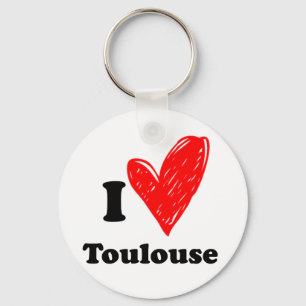I love Toulouse Key Ring