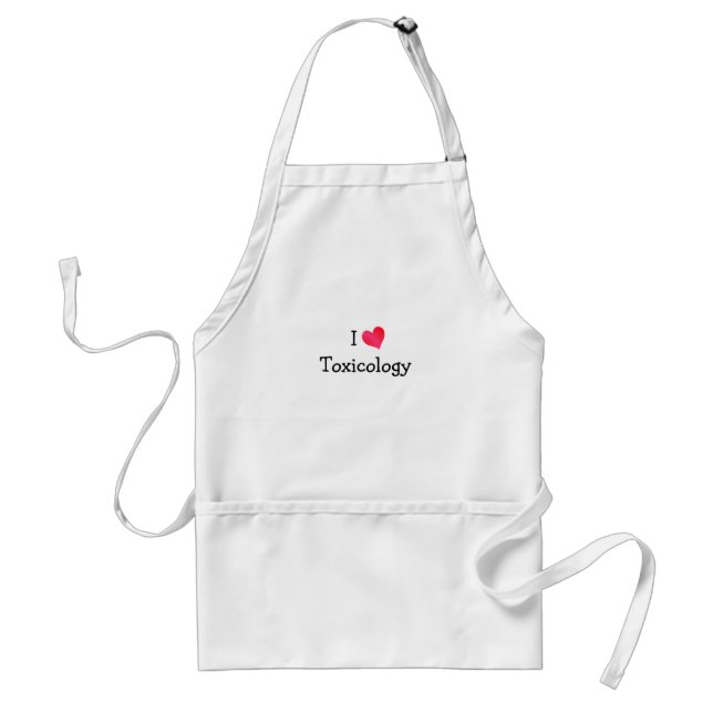 I Love Toxicology Standard Apron (Front)