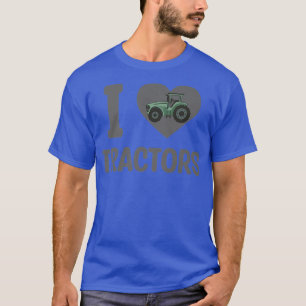 I love Tractors Farmer Birthday Party, Tractor lo T-Shirt