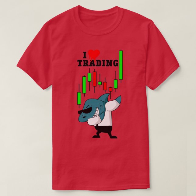 I love Trading Strong Hands T-Shirt (Design Front)