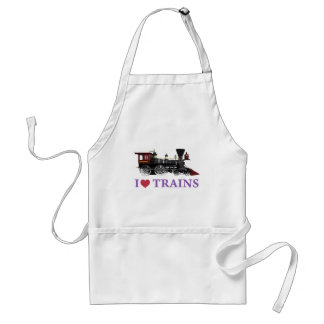 I Love Trains Standard Apron