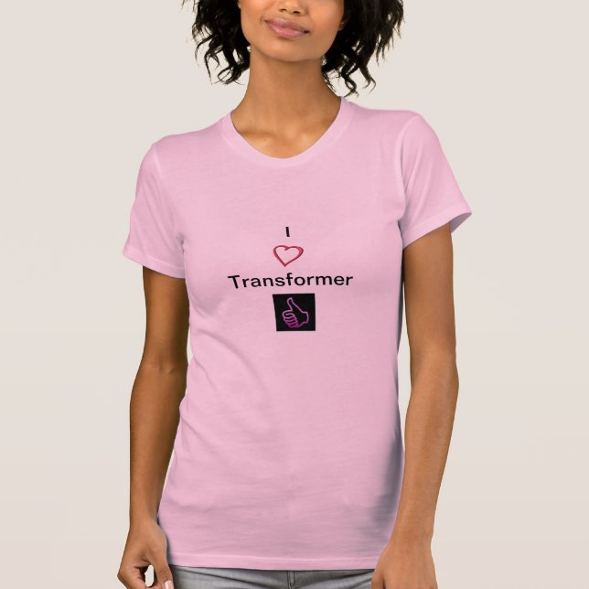 I Love Transformer T-Shirt (Front)