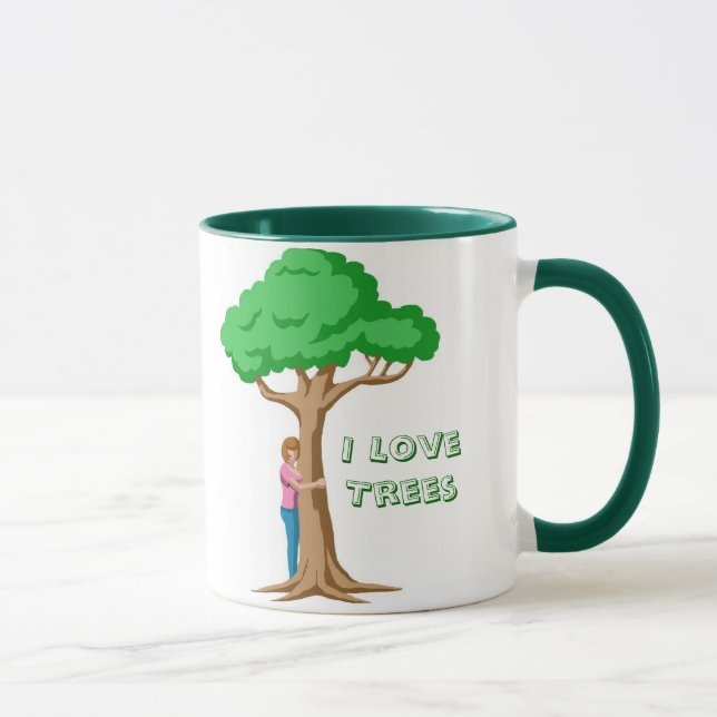 I Love Trees Mug (Right)