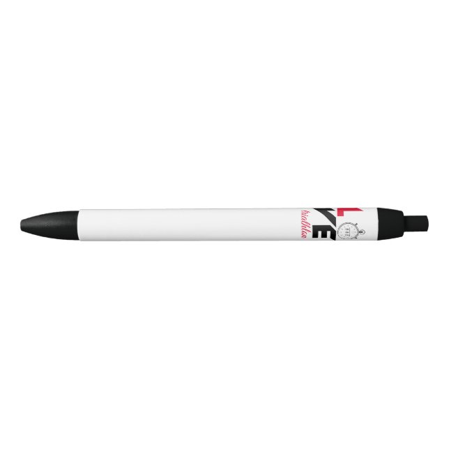 I love triathlon black ink pen (Front)