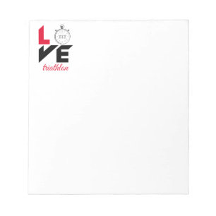 I love triathlon notepad