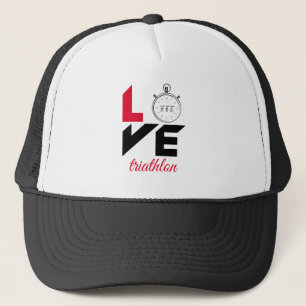 I love triathlon trucker hat