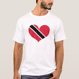I Love Trinidad and Tobago Flag T-Shirt