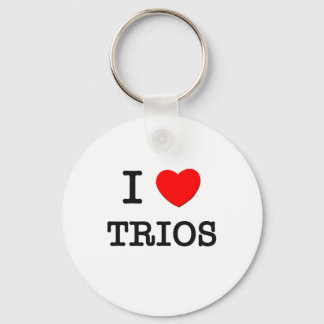 I Love Trios Key Ring