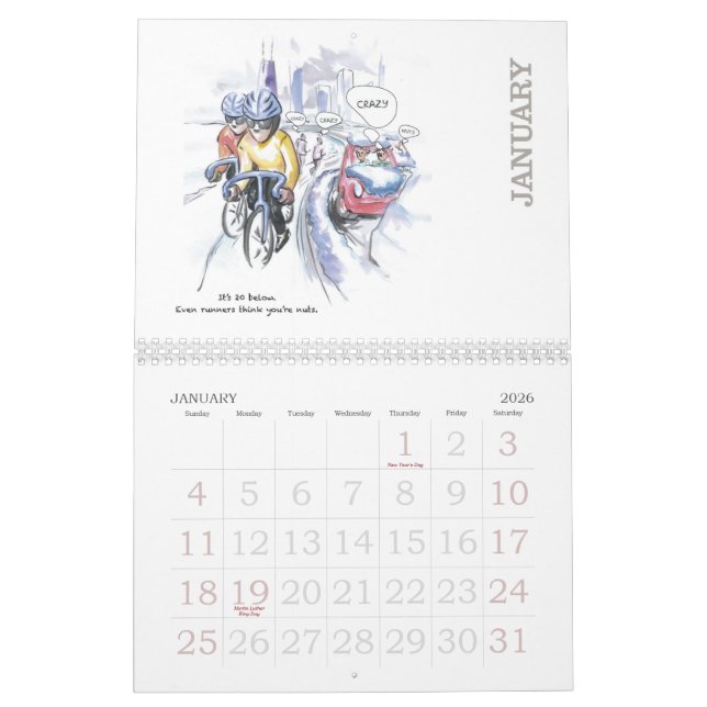 I Love Tris 2013 - Calendar for Triathletes (Jan 2026)
