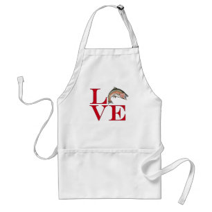 I Love Trout Standard Apron