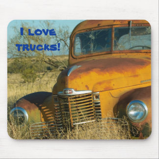 I love trucks! mouse mat