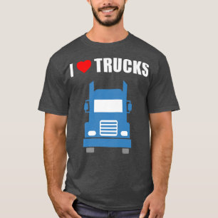 I Love Trucks  T-Shirt