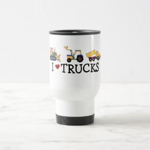 I Love Trucks T-shirts and Gifts Travel Mug