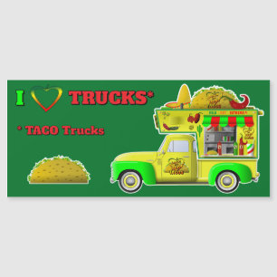 I Love Trucks (TACO Trucks) magnet