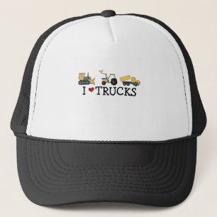 I Love Trucks Trucker Hat