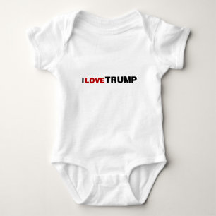 I Love Trump Baby Bodysuit