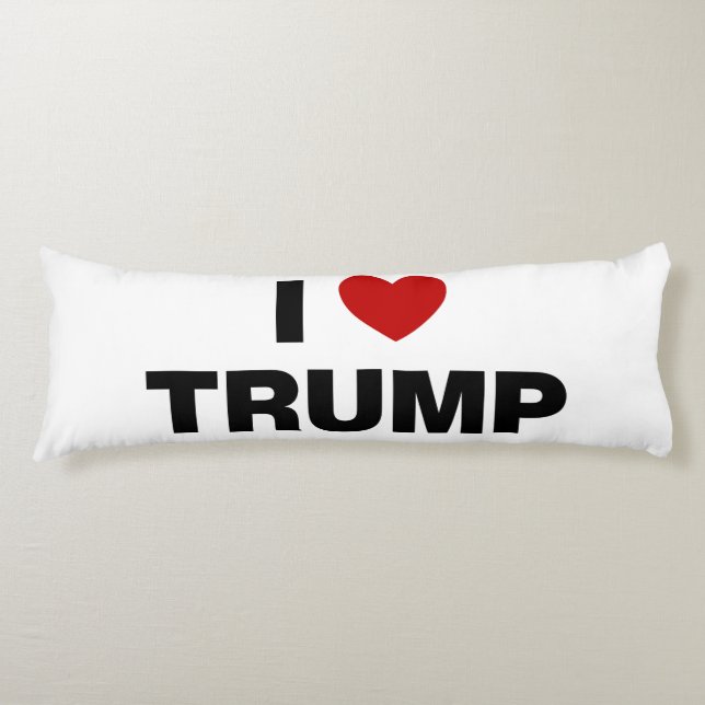 I Love Trump Body Cushion (Front)